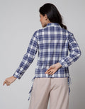 Nevada Kemeja Lengan Pendek Top Cotton Check