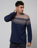 Cole Sweater Interlock Jaquard Stripe