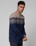 Cole Sweater Interlock Jaquard Stripe