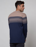 Cole Sweater Interlock Jaquard Stripe