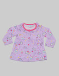 Pipiniko Top - Bottom Piyama Girls Full Print Rainbow Dino