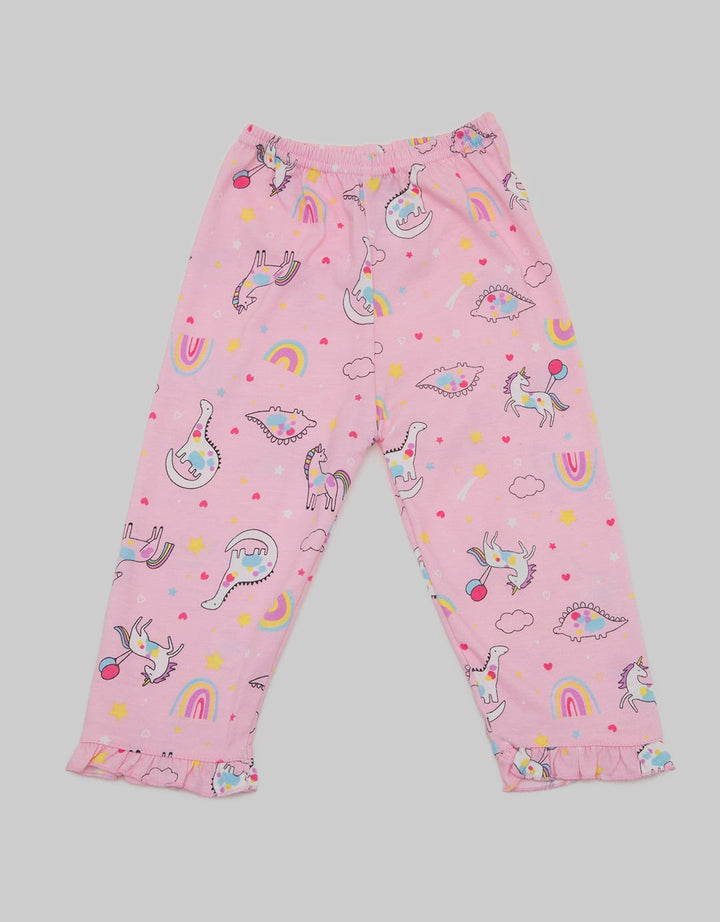 Pipiniko Long Pants Full Print Rainbow Dino