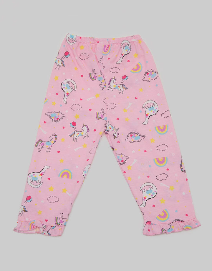 Pipiniko Long Pants Full Print Rainbow Dino