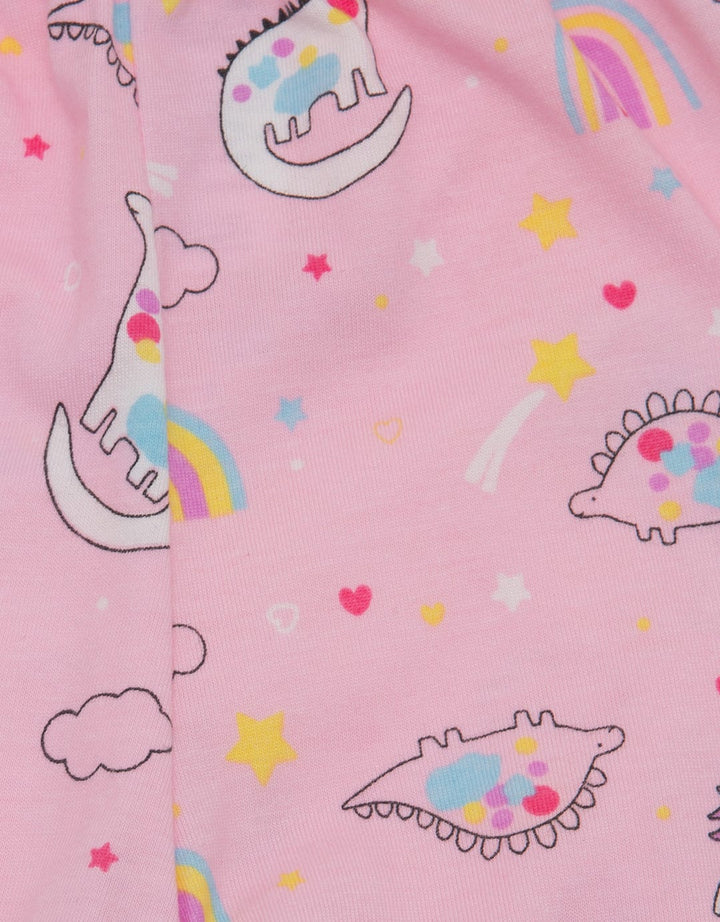 Pipiniko Long Pants Full Print Rainbow Dino