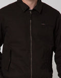 Cardinal Casual Jaket Collar Pria