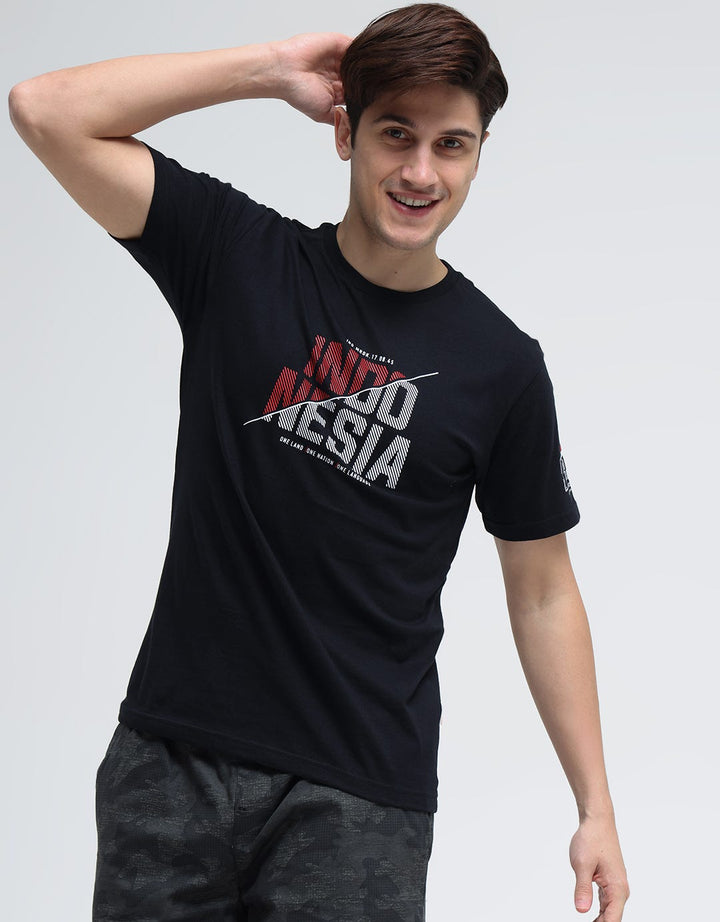 Cardinal Indonesia Wording Print Kaos Pria