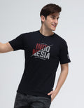 Cardinal Indonesia Wording Print Kaos Pria