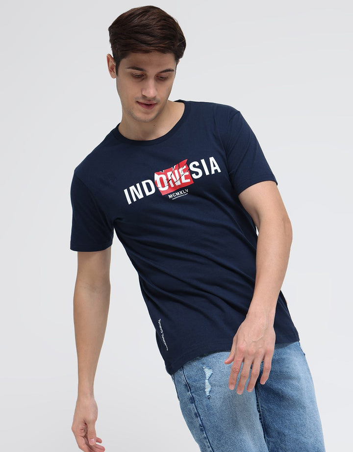 Cardinal Ind One Sia Print Kaos Pria