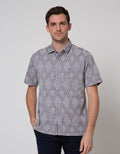 Cardinal Casual Full Print Kemeja Pria