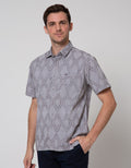 Cardinal Casual Full Print Kemeja Pria