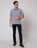 Cardinal Casual Full Print Kemeja Pria