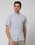Cardinal Casual Up Collar Kemeja Pria