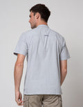 Cardinal Casual Up Collar Kemeja Pria