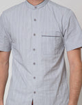 Cardinal Casual Up Collar Kemeja Pria