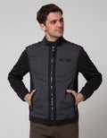 Cardinal Casual Jaket Collar Clip Pria