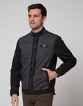 Cardinal Casual Jaket Collar Clip Pria