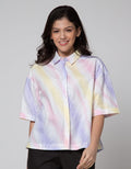 Nevada Kemeja Lengan Pendek Cotton Tie Dye
