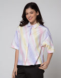 Nevada Kemeja Lengan Pendek Cotton Tie Dye