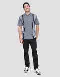 Cardinal Casual Jakar00110P Color Stripe Men's Casual Shirt