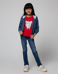 Cardinal Kids Girls Casual Sweater Anak Perempuan