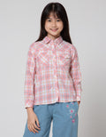 Cardinal Kids Girl Flannel Kemeja Anak Perempuan