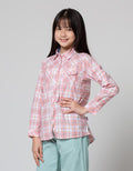 Cardinal Kids Girl Plaid Shirt