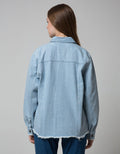 Lois Girl Denim Ripped Jaket Wanita