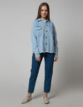 Lois Girl Denim Ripped Jaket Wanita