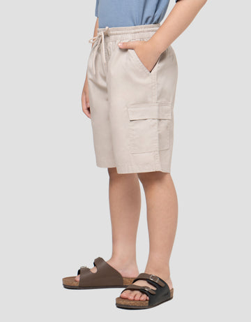 LITTLE M POCKET VELCRO CELANA PENDEK ANAK LAKI-LAKI