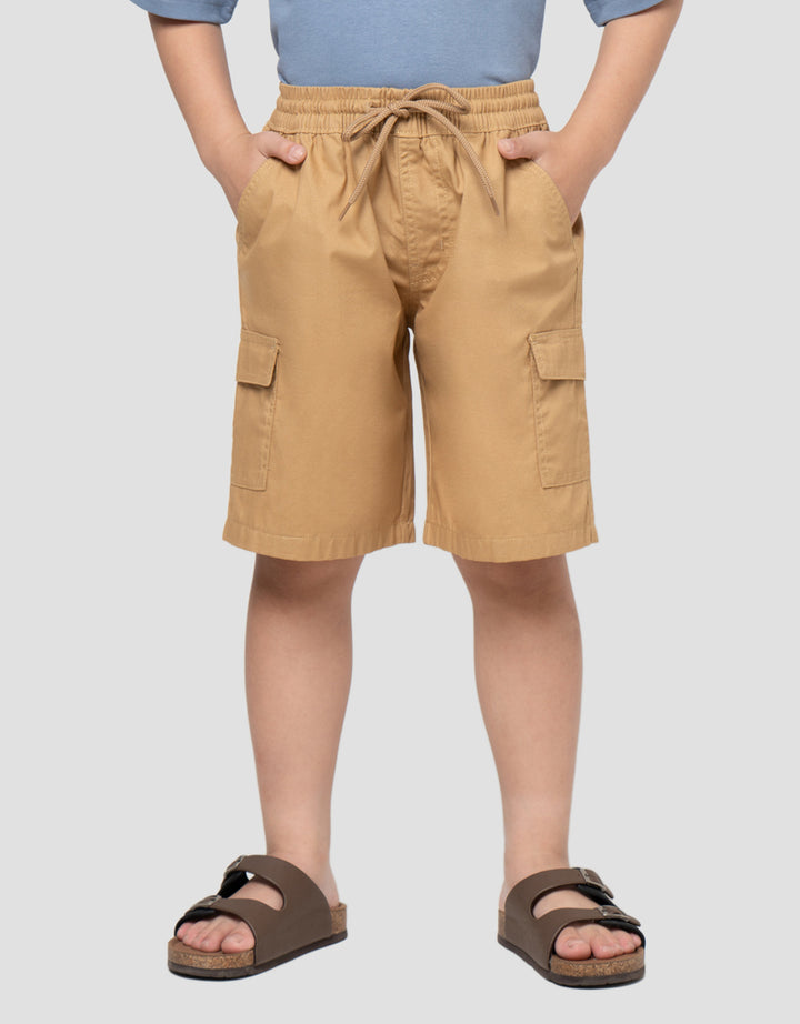 LITTLE M POCKET VELCRO CELANA PENDEK ANAK LAKI-LAKI