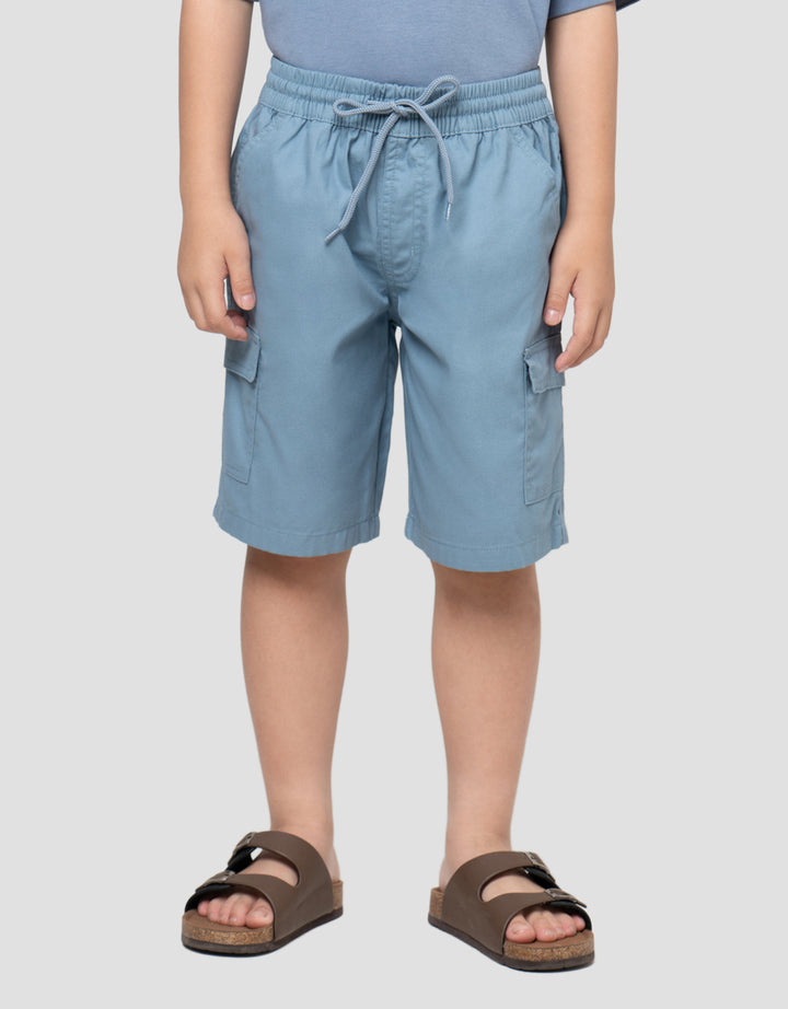 LITTLE M POCKET VELCRO CELANA PENDEK ANAK LAKI-LAKI