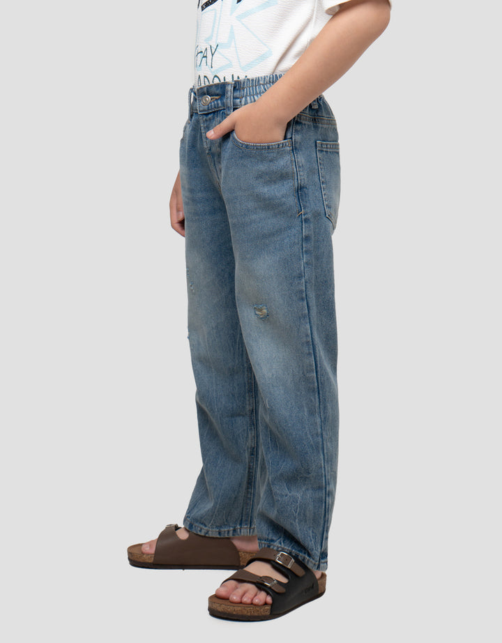 LITTLE M BAGGY CELANA JEANS ANAK LAKI-LAKI