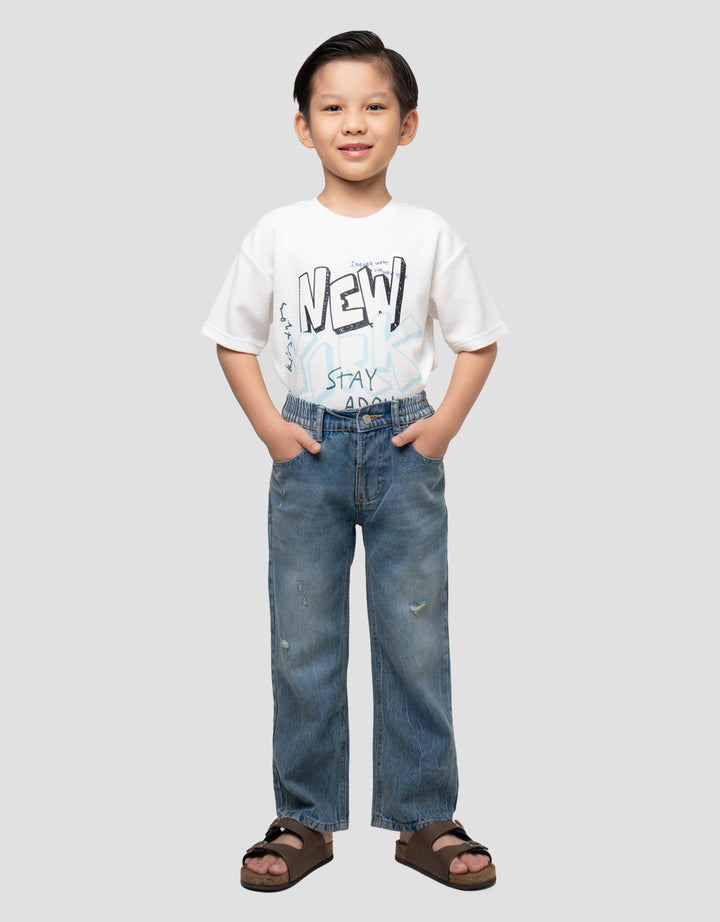 LITTLE M BAGGY CELANA JEANS ANAK LAKI-LAKI