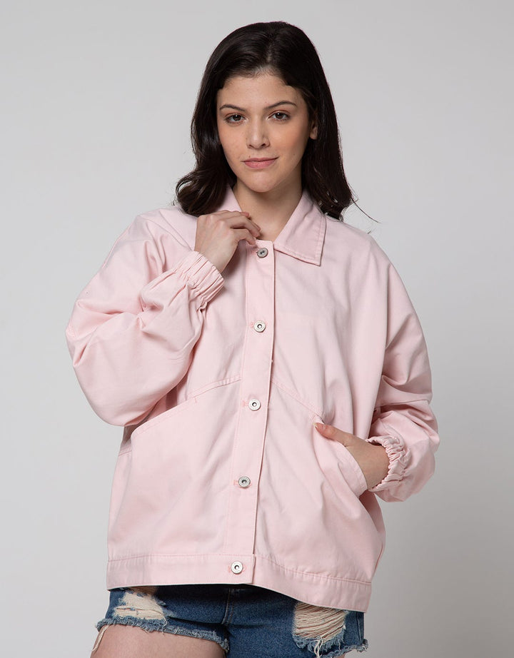 Nevada Denim Bomber Jaket Wanita