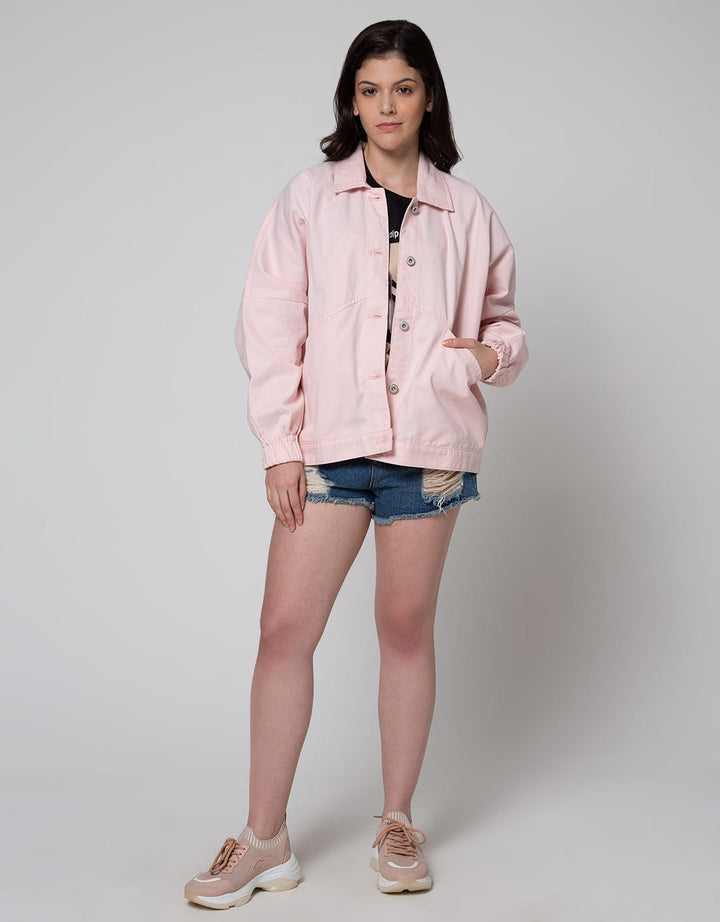 Nevada Denim Bomber Jaket Wanita