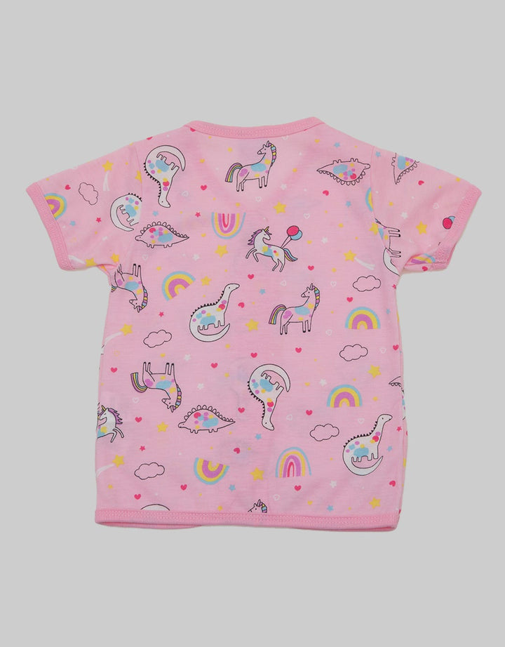 Pipiniko Short Sleeve T-Shirt Pendek Rainbow Dino