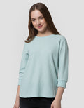 Connexion Waffle Plain Kaos Wanita