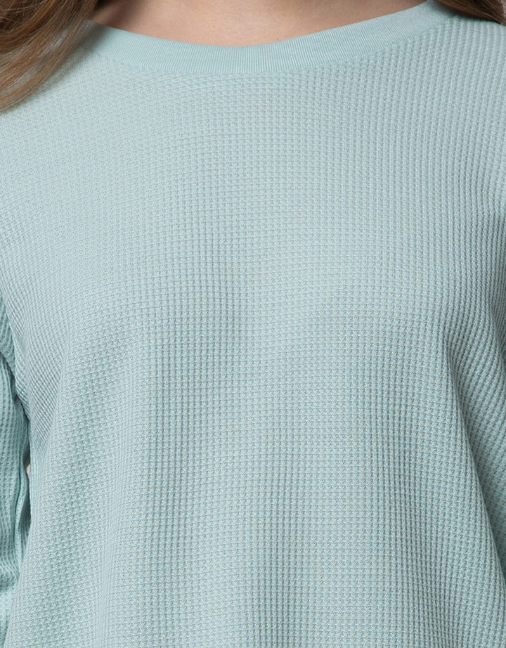 Connexion Waffle Plain Kaos Wanita