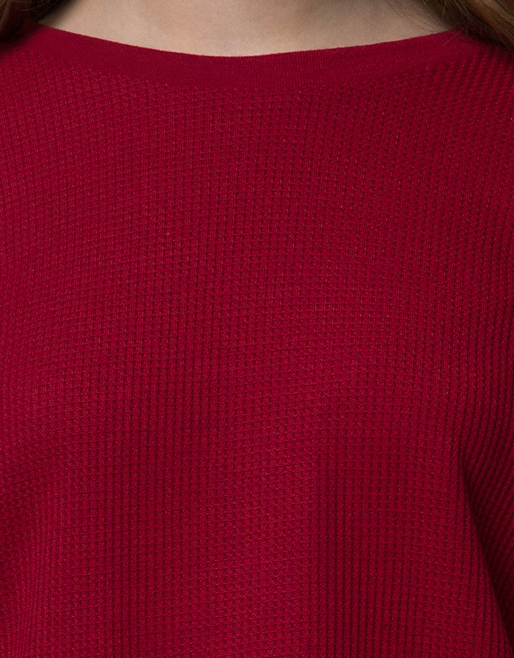 Connexion Waffle Plain Kaos Wanita