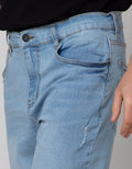 Nevada Men's Slim Fit Ripped Denim