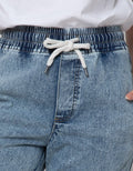 Nevada Balon Cut Sewn Celana Jogger Denim