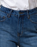 Nevada Straight Bold Celana Denim Wanita