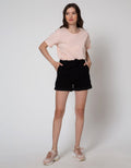 Nevada Denim Short Pants Span Fashion