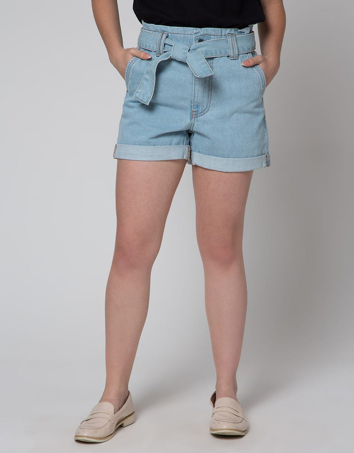 Nevada Denim Short Pants Span Fashion