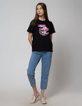 Nevada Denim Long Pants Mom Fit With Side Botton