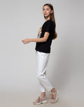 Nevada Denim Long Pants Mom Fit W Side