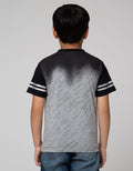 Marvel Short Sleeve T-Shirt Avenger Print Stripe Diagonal