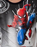 Marvel Short Sleeve T-Shirt Spiderman Jump Ombre