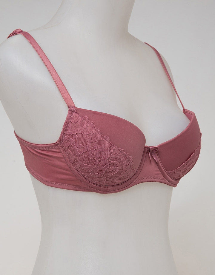 St. Yves Non Push Up Regular Bra Wire Plum