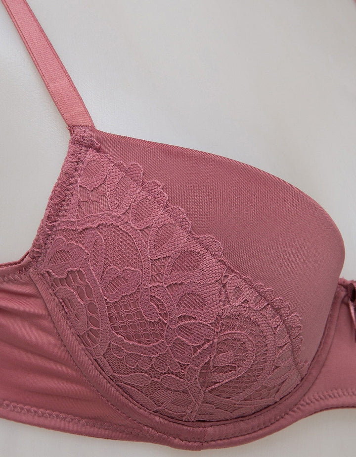 St. Yves Non Push Up Regular Bra Wire Plum